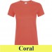 Sol's Regent Women 01825 150 g-os női póló SO01825 coral